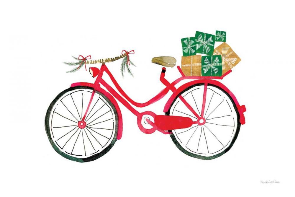 Christmas Delivery II art print by Mercedes Lopez Charro for $57.95 CAD
