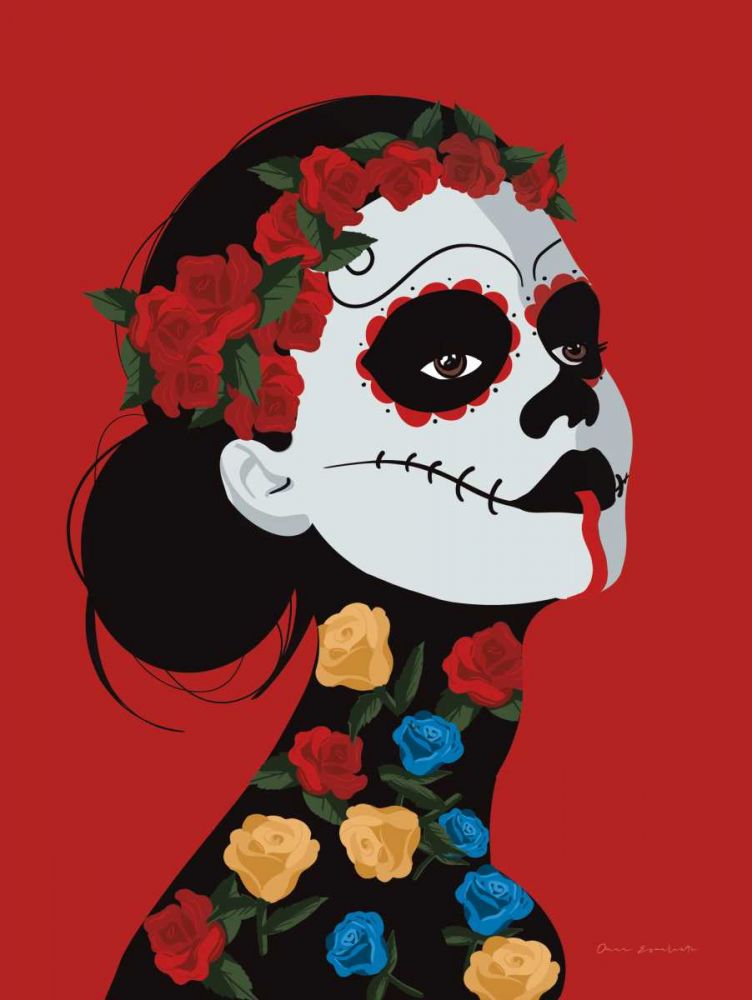 Dia de Los Muertos I art print by Omar Escalante for $57.95 CAD