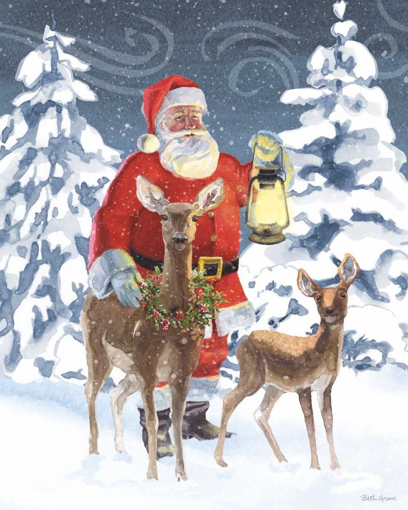 Santas List IV art print by Beth Grove for $57.95 CAD