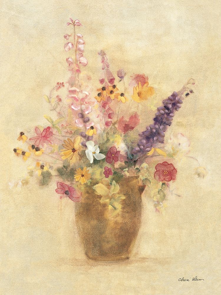Wild Flowers in Vase I art print by Cheri Blum for $57.95 CAD