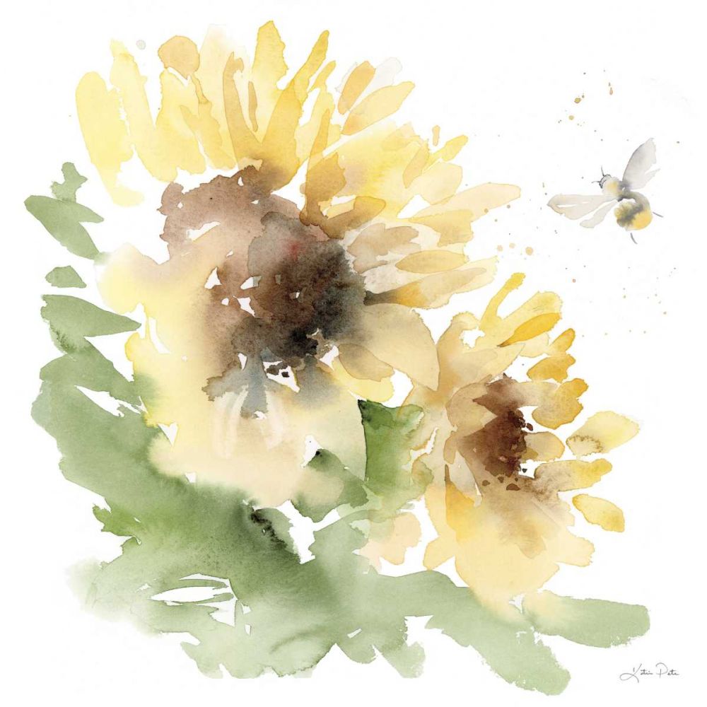 Sunflower Meadow II art print by Katrina Pete for $57.95 CAD