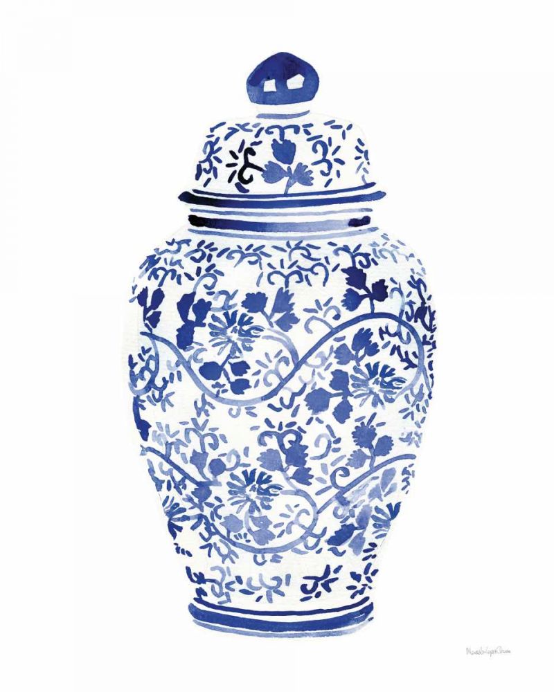 Ginger Jar I art print by Mercedes Lopez Charro for $57.95 CAD
