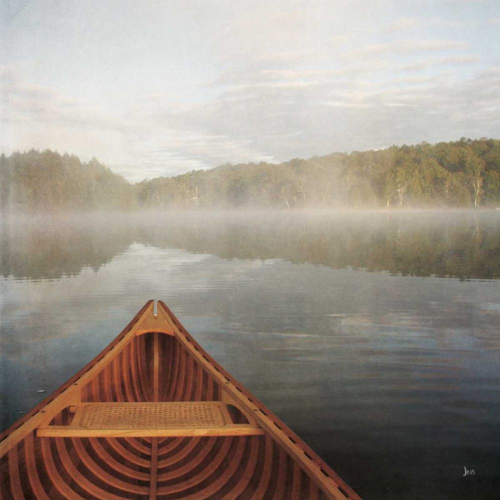 Calm Waters Canoe I art print by Jess Aiken for $57.95 CAD