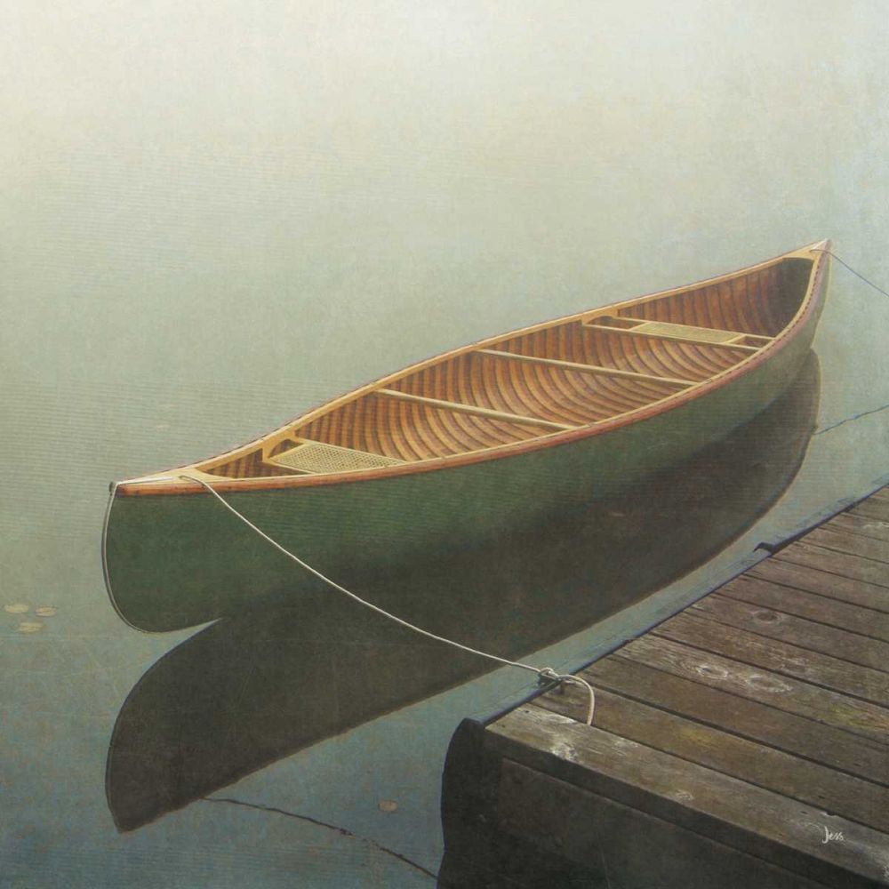Calm Waters Canoe II art print by Jess Aiken for $57.95 CAD