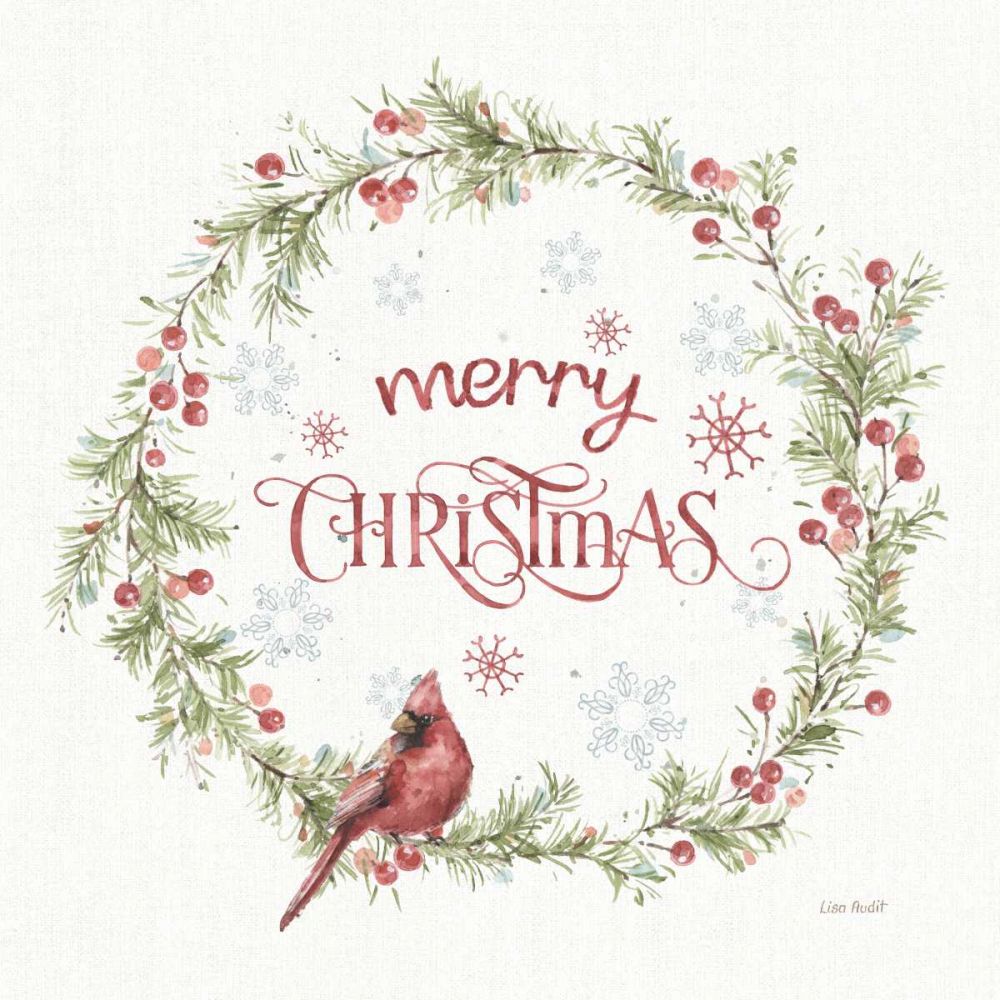 A Christmas Weekend VI Merry Christmas art print by Lisa Audit for $57.95 CAD