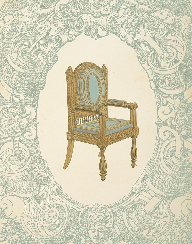 Vintage Chair I art print by Wild Apple Portfolio for $57.95 CAD