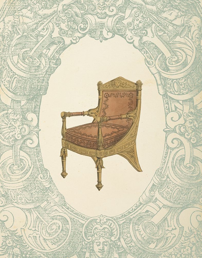 Vintage Chair II art print by Wild Apple Portfolio for $57.95 CAD