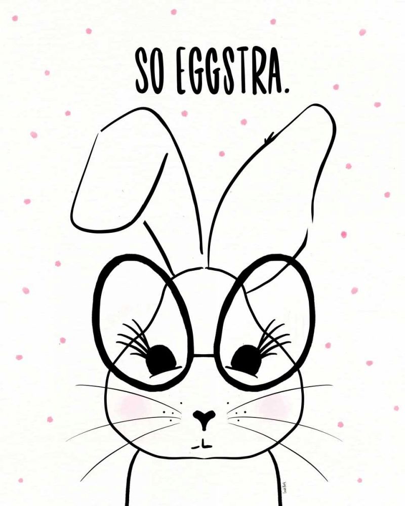 Funny Bunny II art print by Leah York for $57.95 CAD