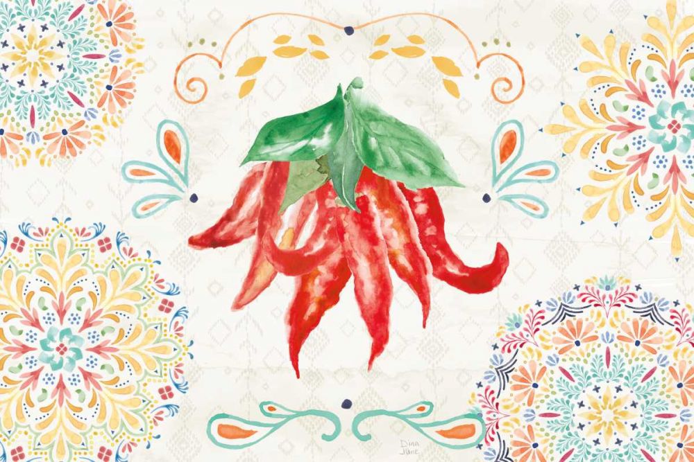 Sweet and Spicy I art print by Dina June for $57.95 CAD