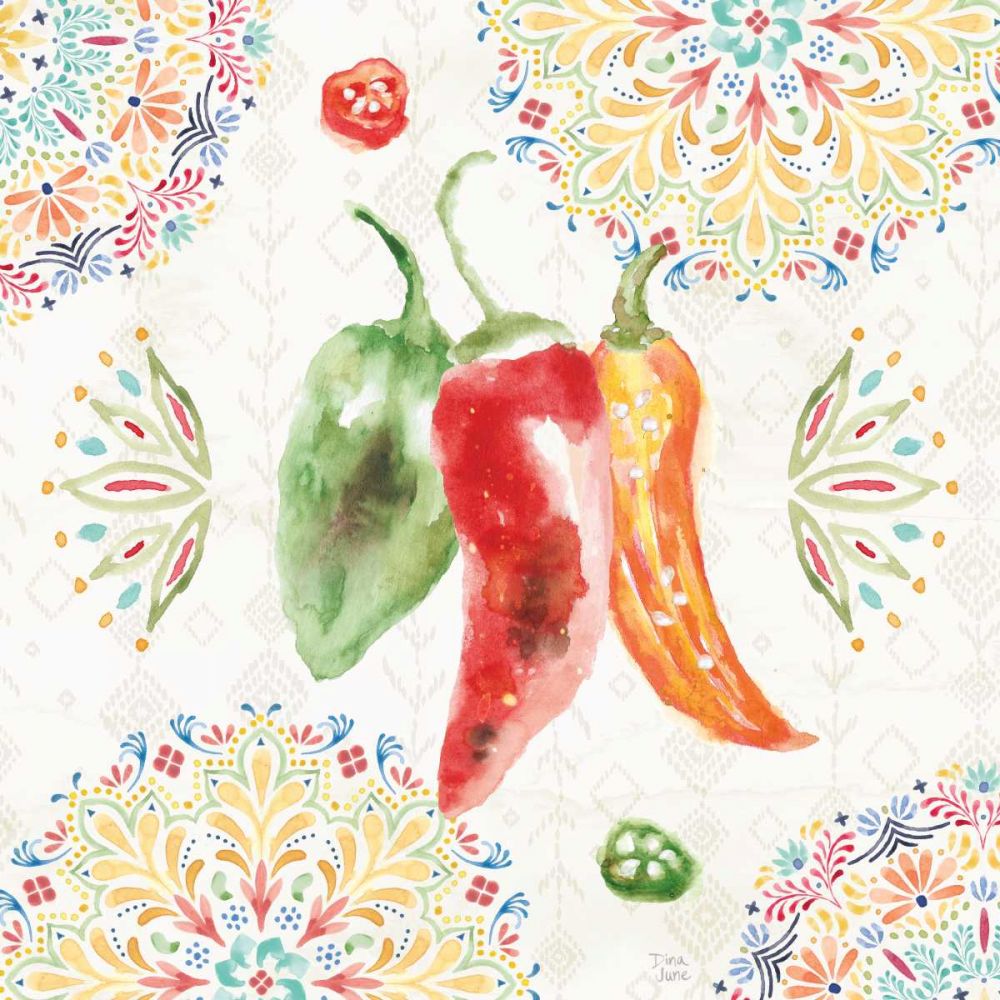 Sweet and Spicy II art print by Dina June for $57.95 CAD