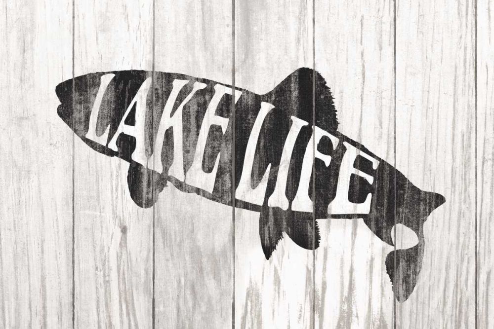 Lake Life Sign art print by Wild Apple Portfolio for $57.95 CAD