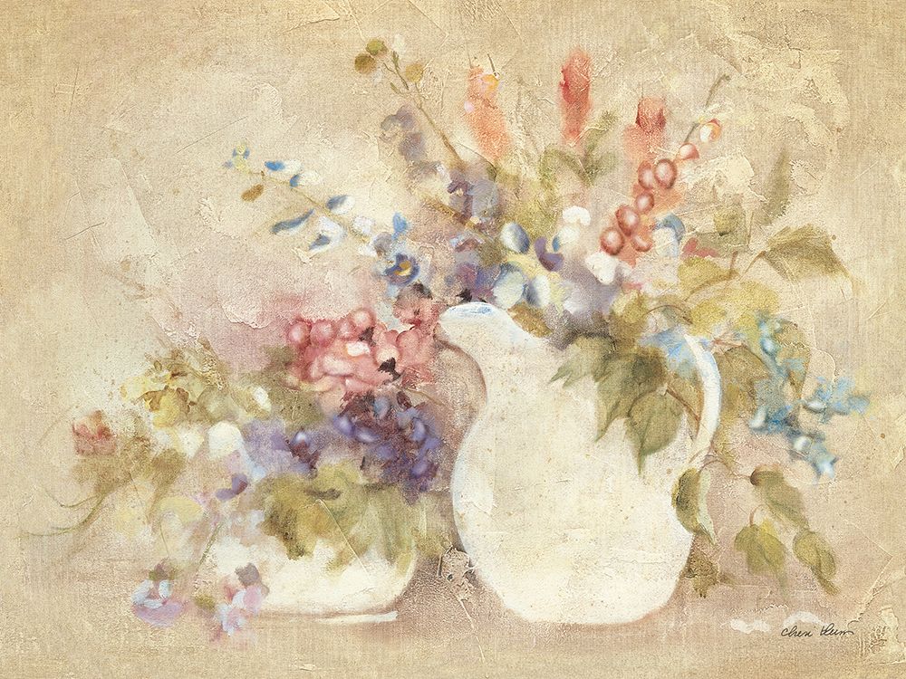 Cascading Floral II art print by Cheri Blum for $57.95 CAD