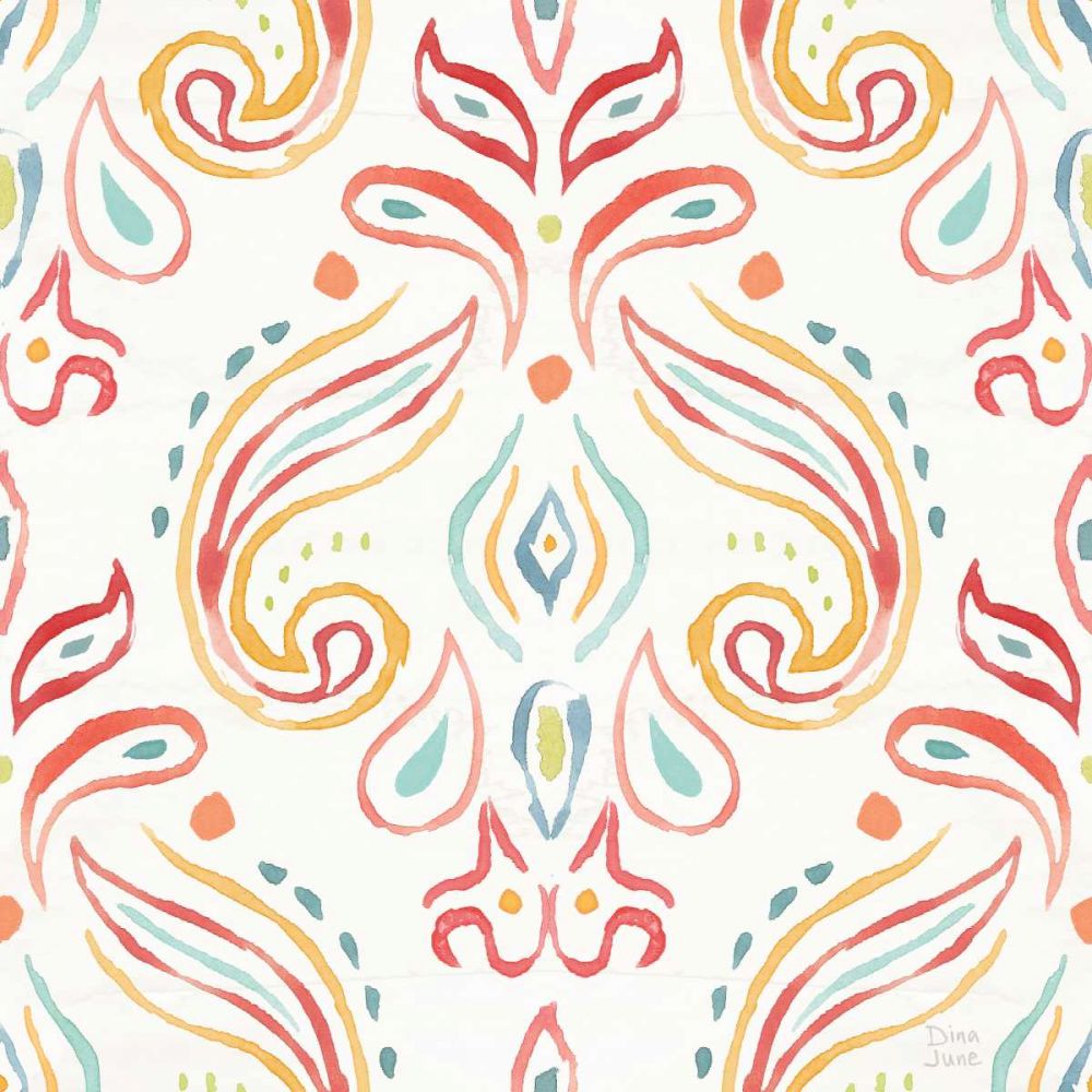 Winged Whisper Pattern IIIA art print by Dina June for $57.95 CAD