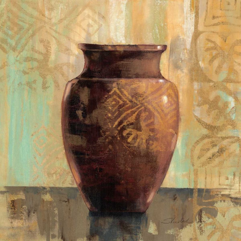 Glazed Pot II with Decoration art print by Silvia Vassileva for $57.95 CAD