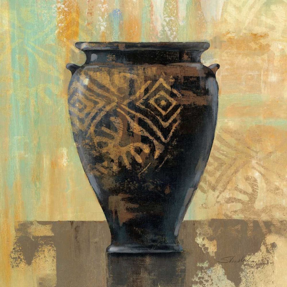 Glazed Pot III with Decoration art print by Silvia Vassileva for $57.95 CAD