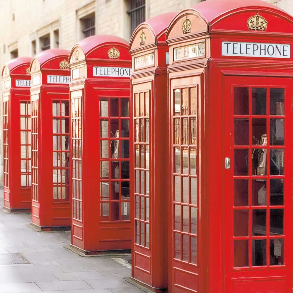London Phoneboxes art print by Wild Apple Portfolio for $57.95 CAD