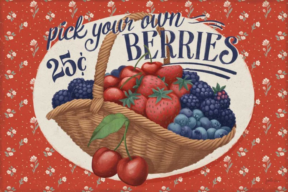 Berry Breeze I art print by Janelle Penner for $57.95 CAD