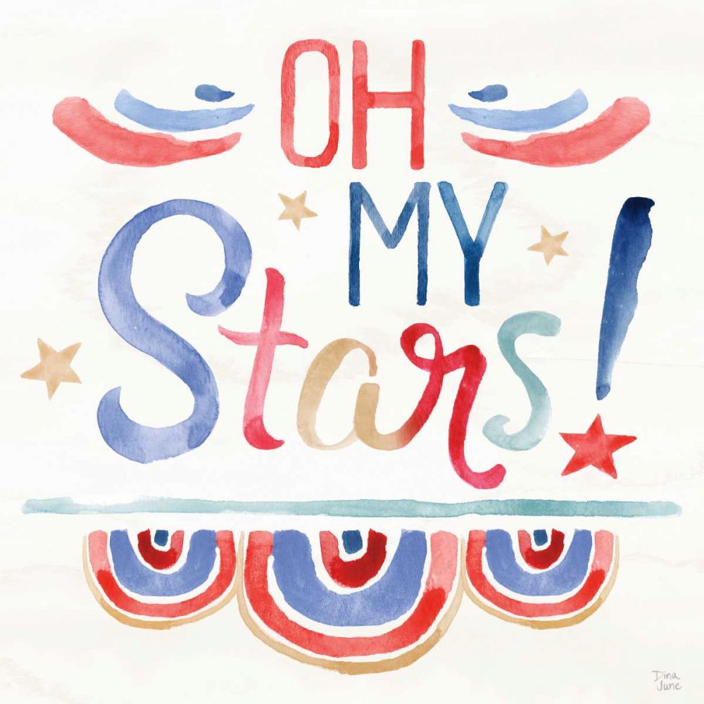 Oh My Stars VI art print by Dina June for $57.95 CAD