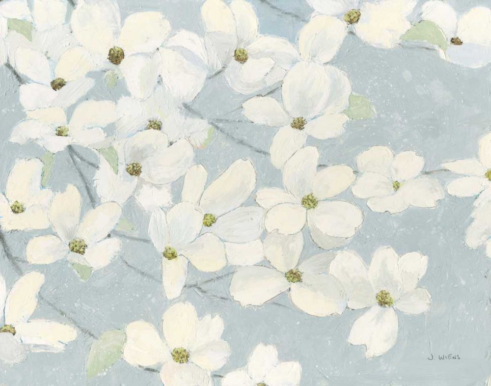 Spring Dogwoods Blue art print by James Wiens for $57.95 CAD