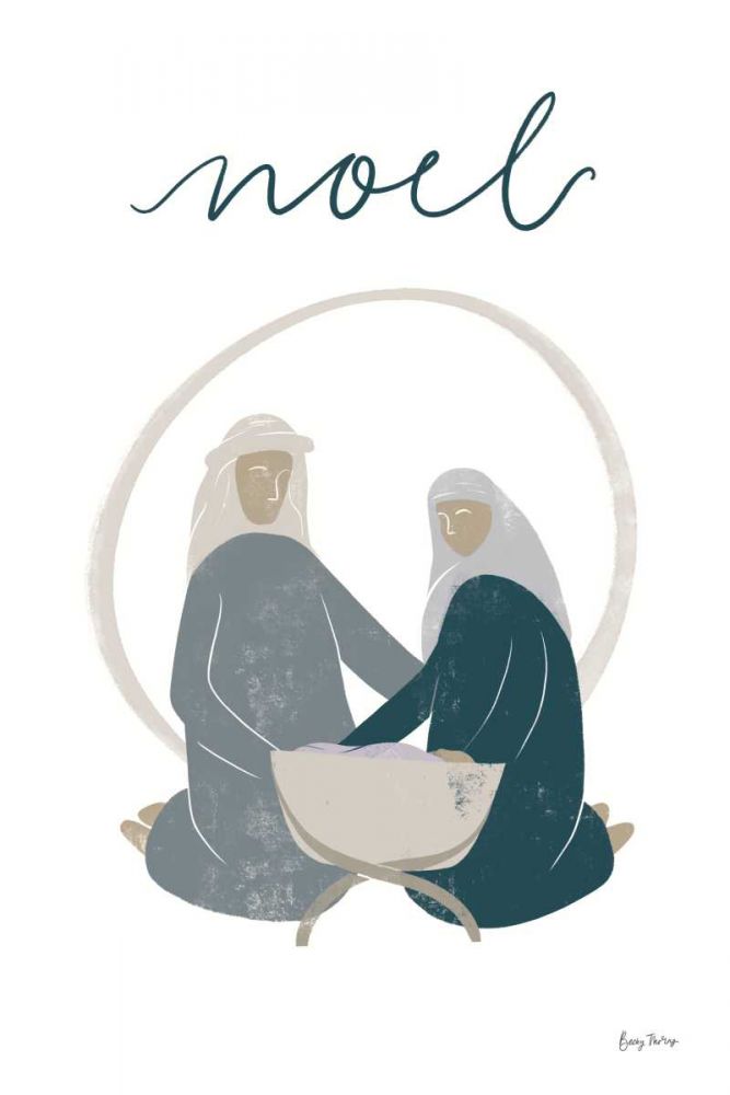 Nativity II art print by Becky Thorns for $57.95 CAD