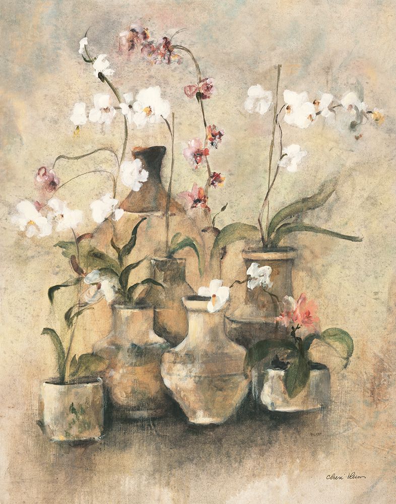 Arrangement of Orchids I art print by Cheri Blum for $57.95 CAD