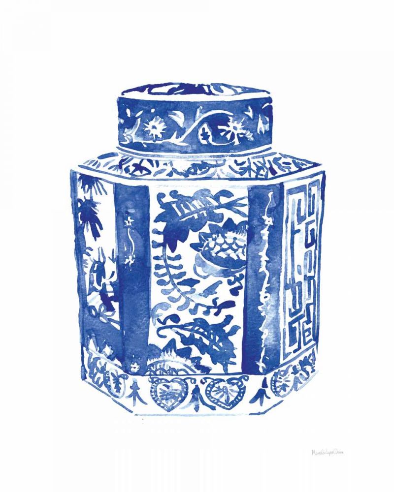 Chinoiserie Vase I art print by Mercedes Lopez Charro for $57.95 CAD