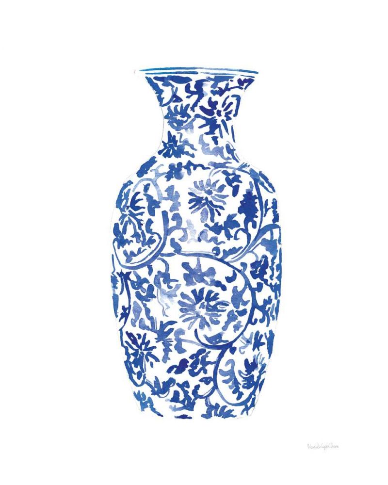 Chinoiserie Vase II art print by Mercedes Lopez Charro for $57.95 CAD