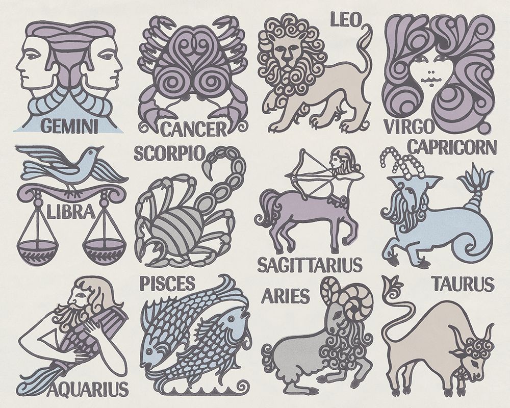 Whats Your Signs Pastel art print by Wild Apple Portfolio for $57.95 CAD
