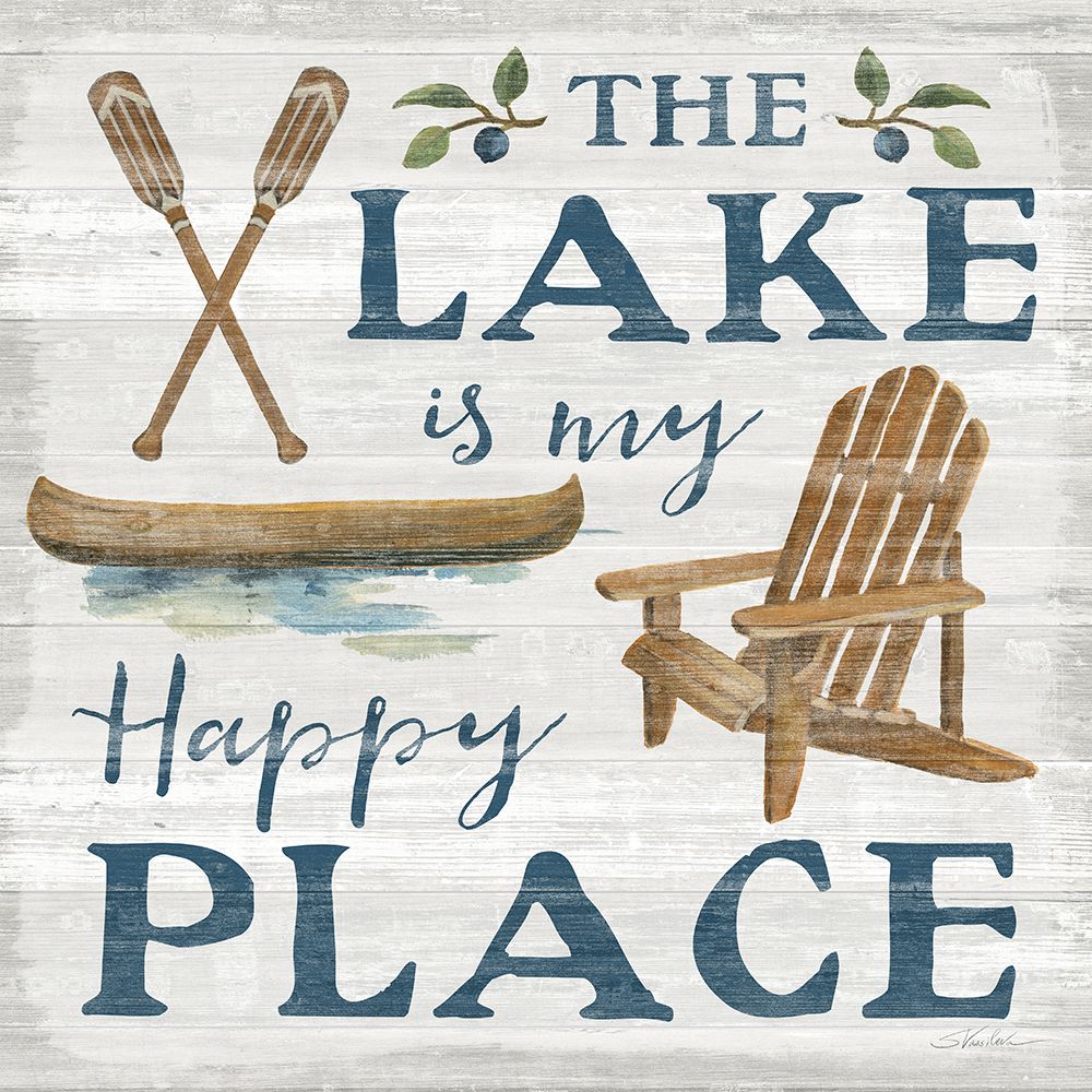 Lakeside Retreat IX Canoe art print by Silvia Vassileva for $57.95 CAD
