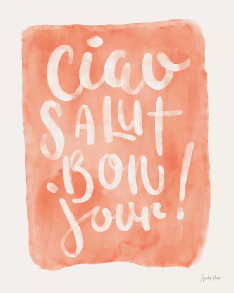 Ciao Lettering I art print by Janelle Penner for $57.95 CAD