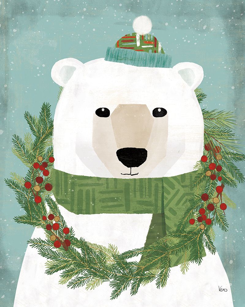 Holiday Likeness II Festive art print by Veronique Charron for $57.95 CAD