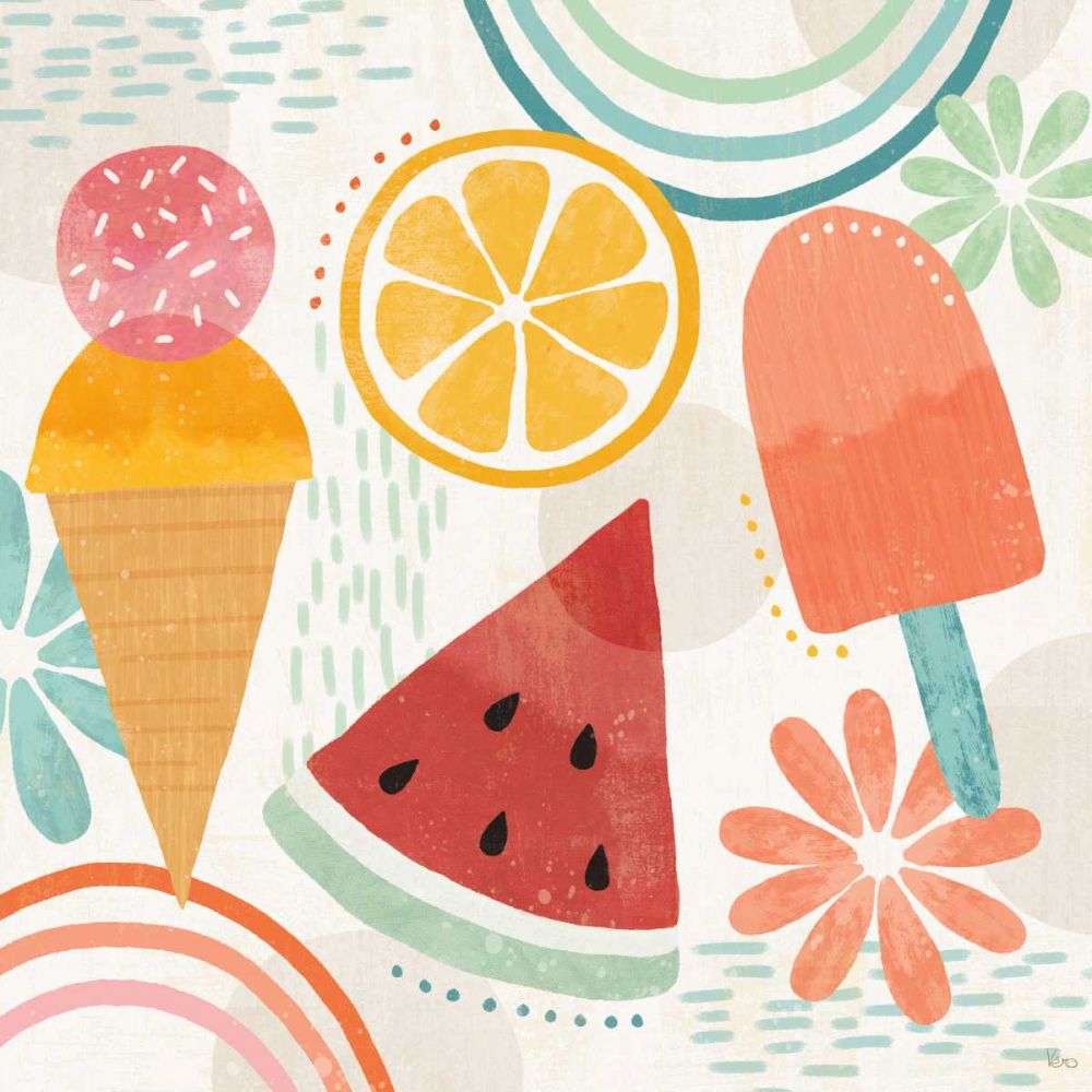 Sweet Summer I art print by Veronique Charron for $57.95 CAD
