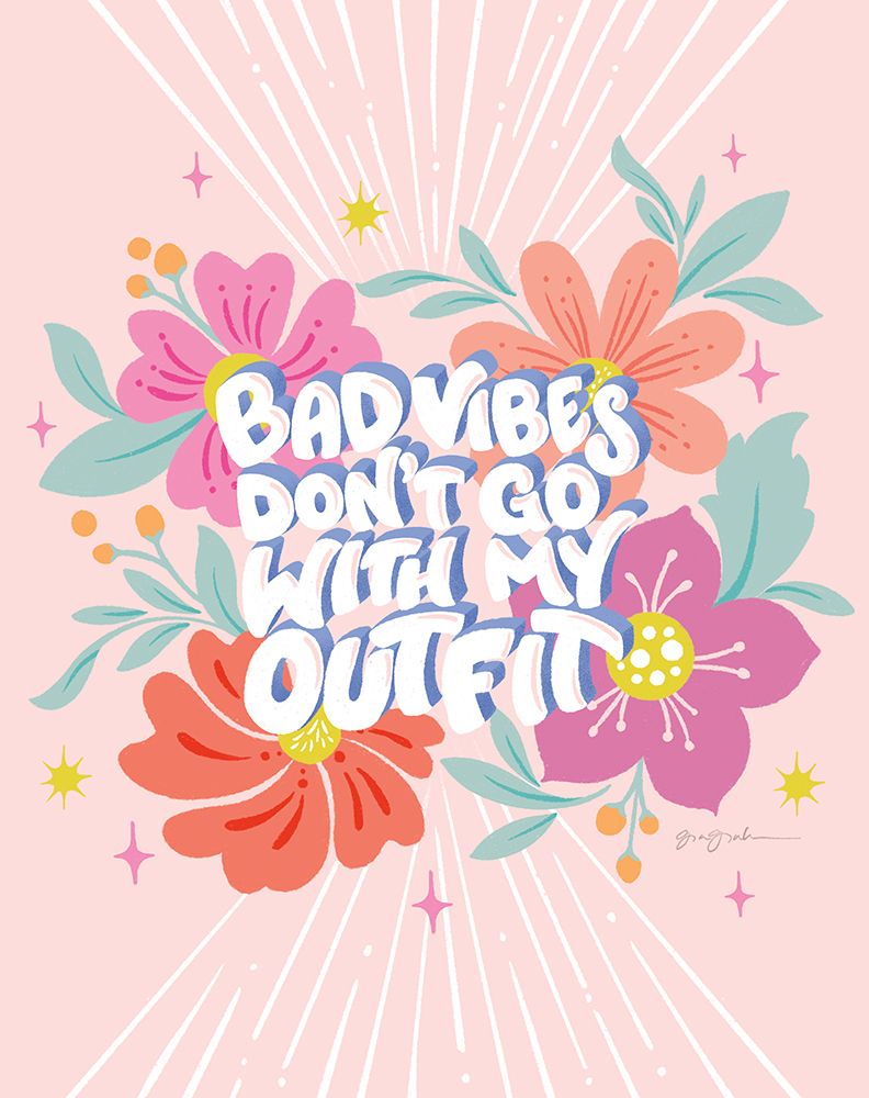 Bad Vibes I art print by Gia Graham for $57.95 CAD