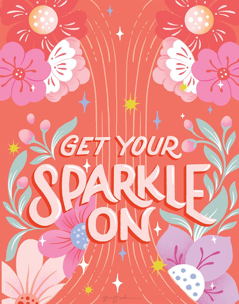 Sparkle I art print by Gia Graham for $57.95 CAD