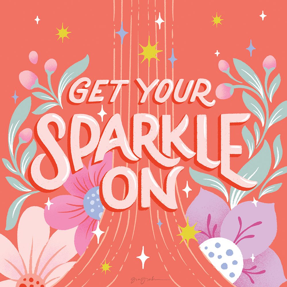 Sparkle I Sq art print by Gia Graham for $57.95 CAD