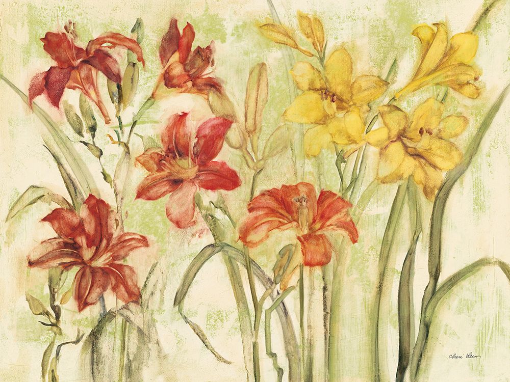 Day Lily Garden art print by Cheri Blum for $57.95 CAD