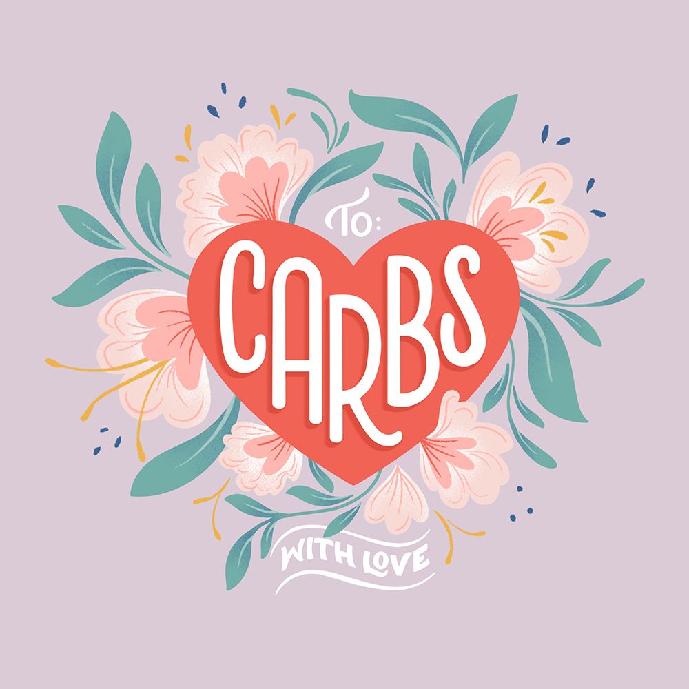 To Carbs With Love I art print by Gia Graham for $57.95 CAD
