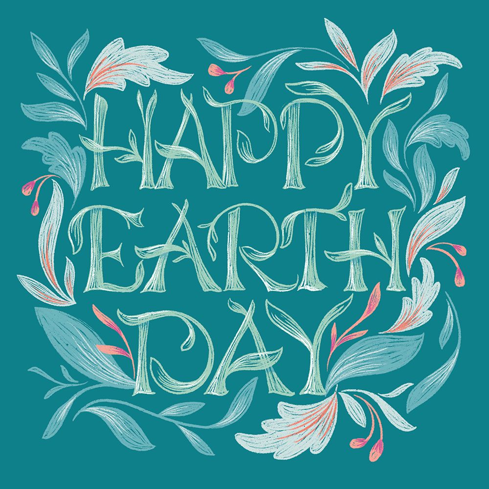 Happy Earth Day I art print by Gia Graham for $57.95 CAD