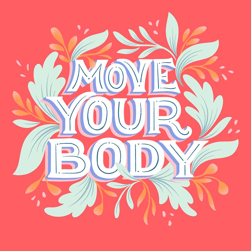 Move Your Body I art print by Gia Graham for $57.95 CAD