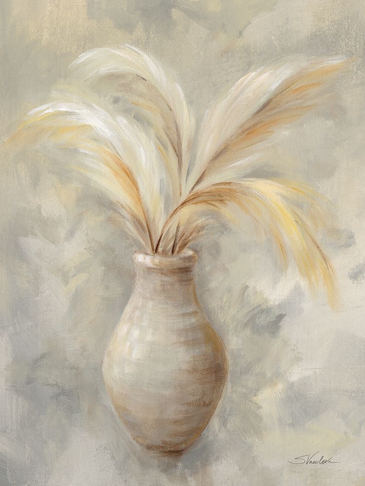 Vase of Grasses I art print by Silvia Vassileva for $57.95 CAD