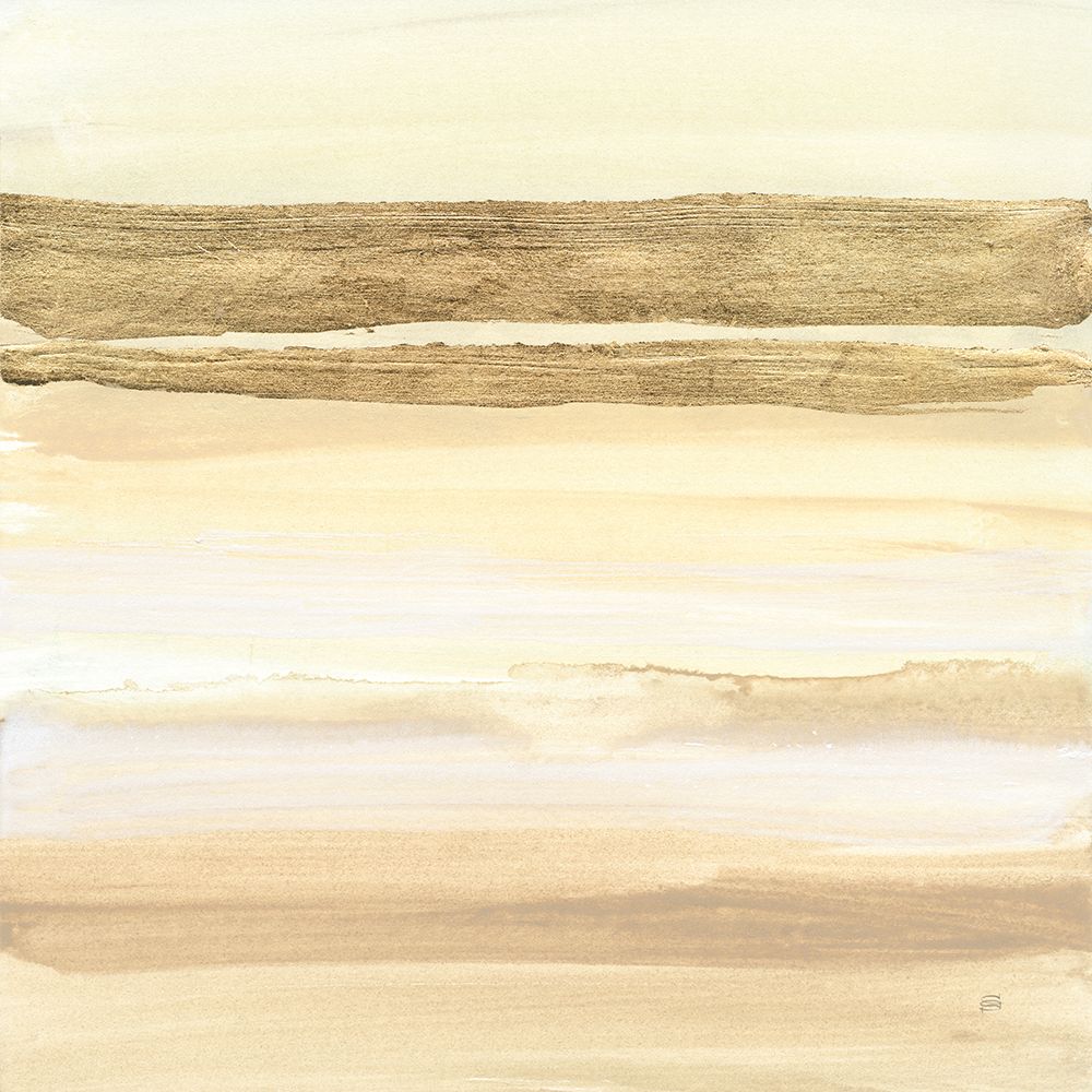 Gold and Gray Sand I art print by Chris Paschke for $57.95 CAD