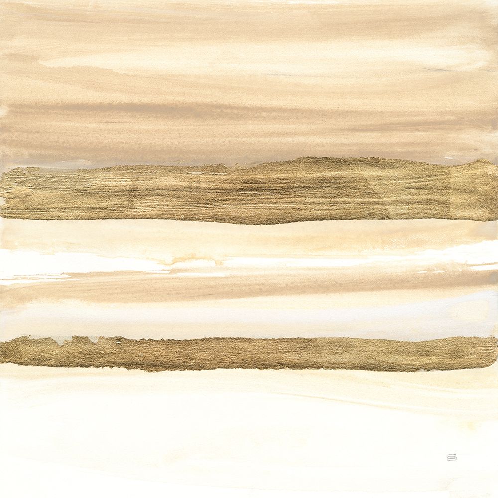 Gold and Gray Sand II art print by Chris Paschke for $57.95 CAD