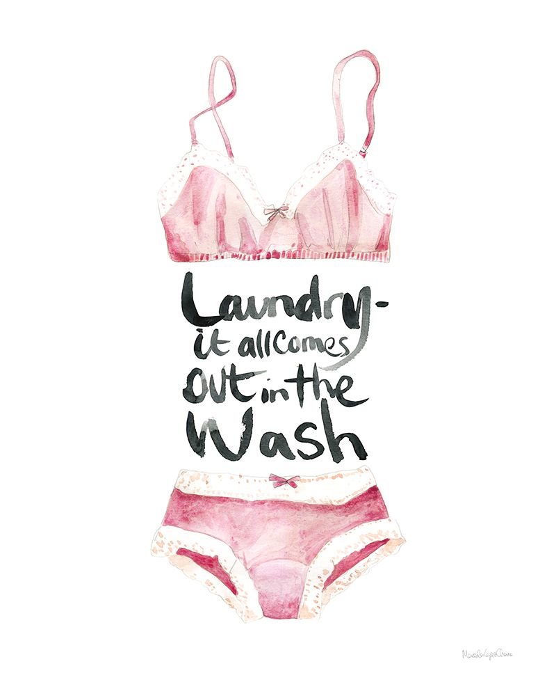 Lingerie Laundry I art print by Mercedes Lopez Charro for $57.95 CAD