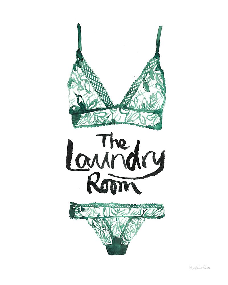 Lingerie Laundry II art print by Mercedes Lopez Charro for $57.95 CAD