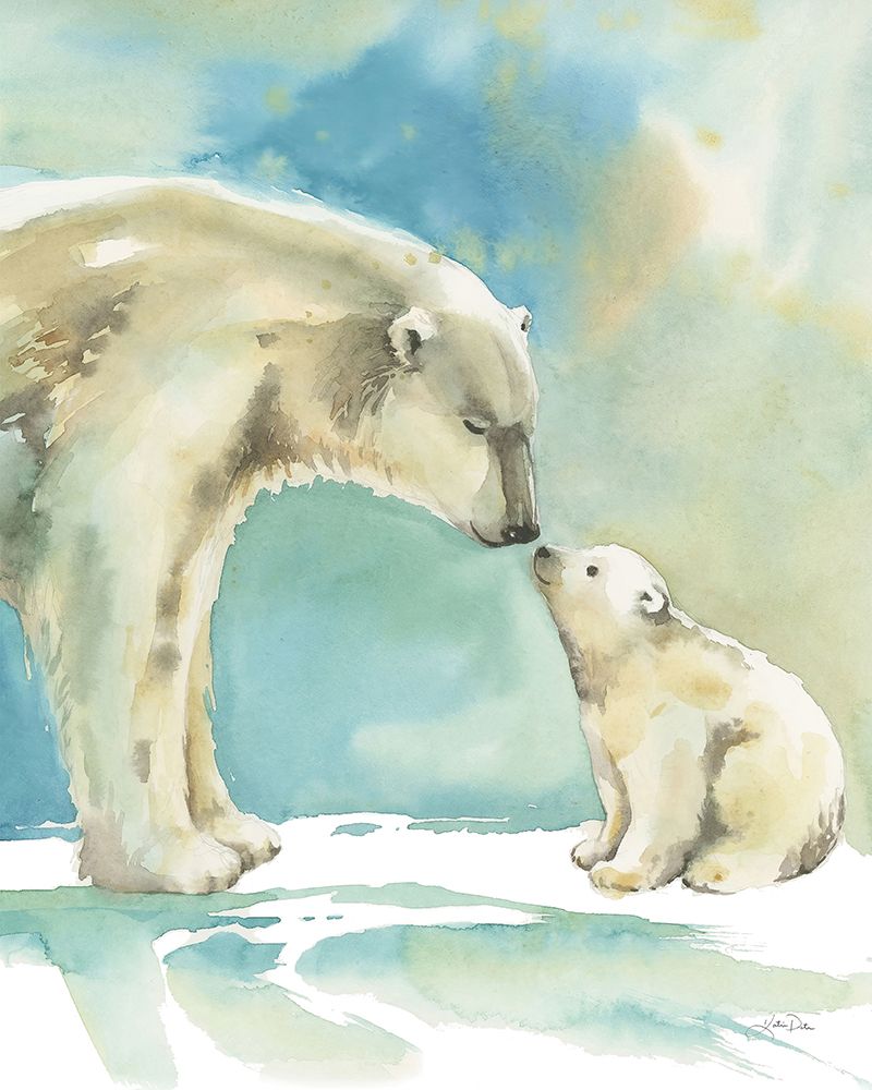 Polar Bear Love art print by Katrina Pete for $57.95 CAD