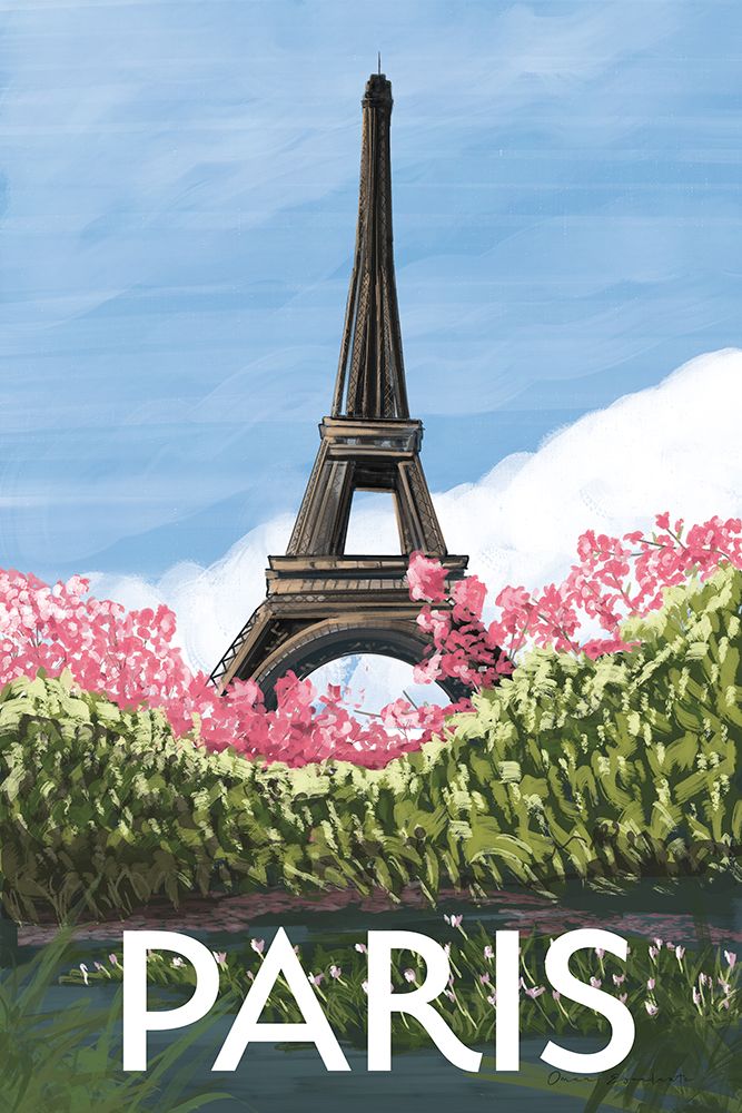 Take Me to Paris II art print by Omar Escalante for $57.95 CAD