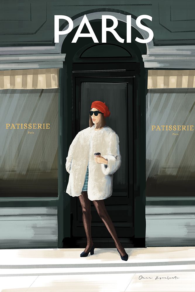 Girl in Paris II art print by Omar Escalante for $57.95 CAD