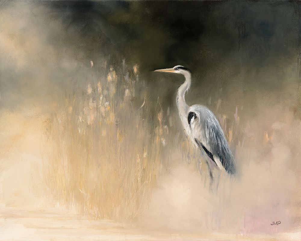 Peaceful Egret art print by Julia Purinton for $57.95 CAD