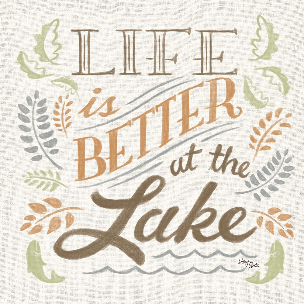 Lake Life I Green art print by Wellington Studio for $57.95 CAD