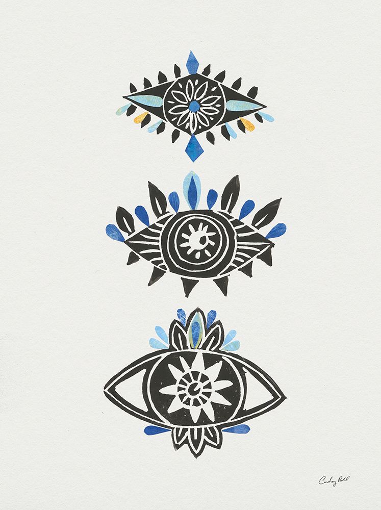 Evil Eye II Collage art print by Courtney Prahl for $57.95 CAD